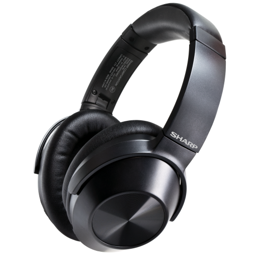 Sharp HP-60 Over-Ear Wireless Headphones with Active Noise Cancellation — 20-Hour Battery