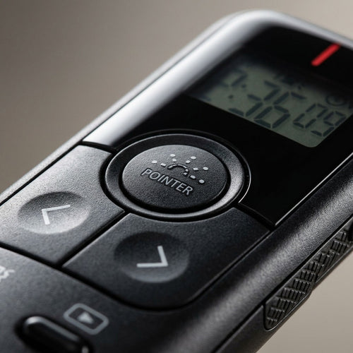 An extreme macro photograph of the texture on the Canon PR100-R-BK HWB presenter.