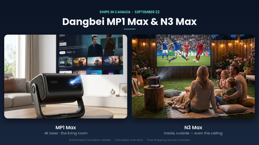Two Dangbei Projectors, Two Rooms: Meet the MP1 Max and N3 Max
