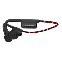 OPN Sound Dashlyte+ Open-Ear Cycling Headphones with LED Safety Light — Black (OS4500BL)