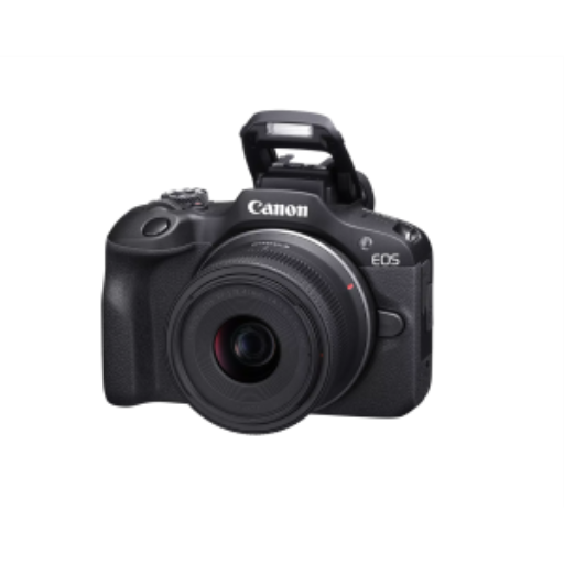 Canon EOS R100 Mirrorless Camera with RF-S 18-45mm f/4.5-6.3 IS STM Lens — APS-C, 4K