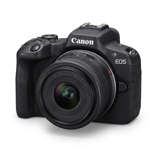 Canon EOS R50 Mirrorless Camera Kit with RF-S 18-45mm STM Lens — APS-C, 4K Video