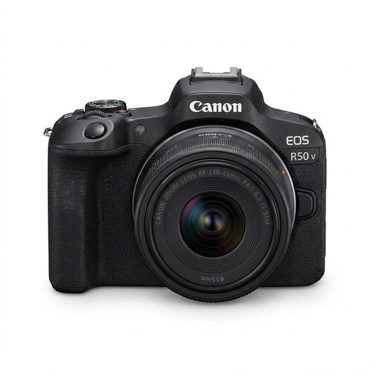 Canon EOS R50 V (R50V) Vlog Camera Kit with RF-S 14-30mm f/4-6.3 IS STM PZ Power Zoom Lens