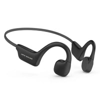 A high-resolution, centered flat lay of OPN Sound Osso bone conduction headphones on white background.