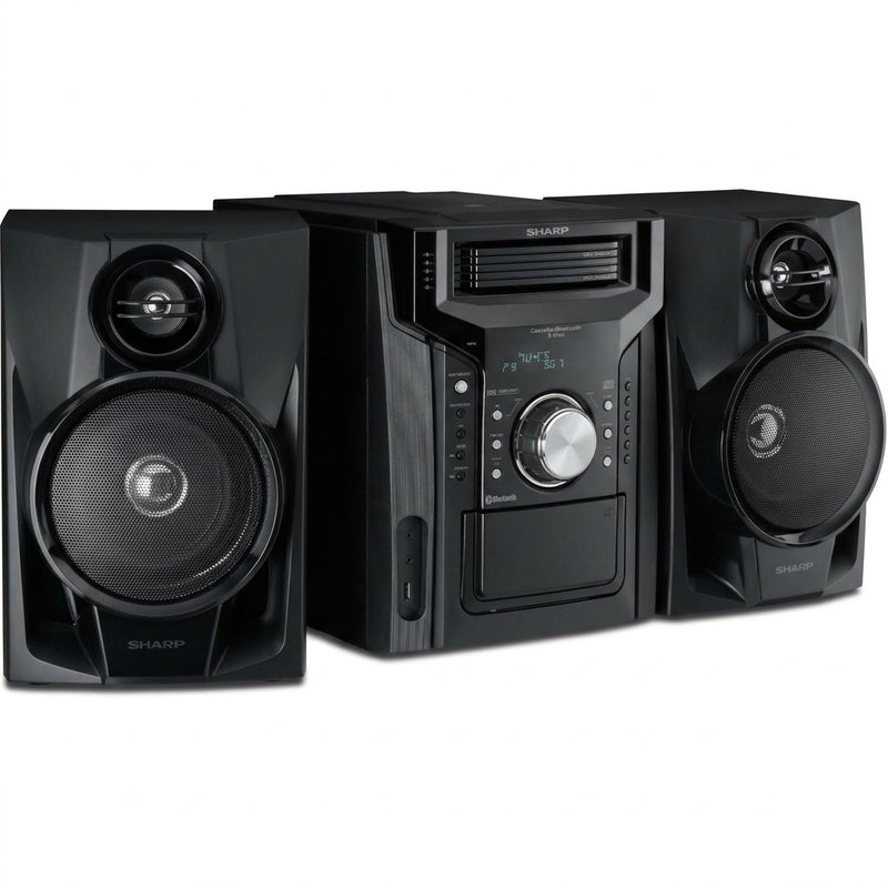 A pure high-resolution ecommerce hero image for the SHARP CD-BH950 mini system.