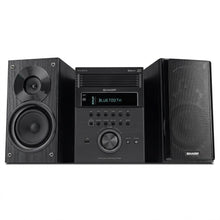 High-resolution hero shot of the Sharp XL-BH250 5-disc stereo system on a pure white background.